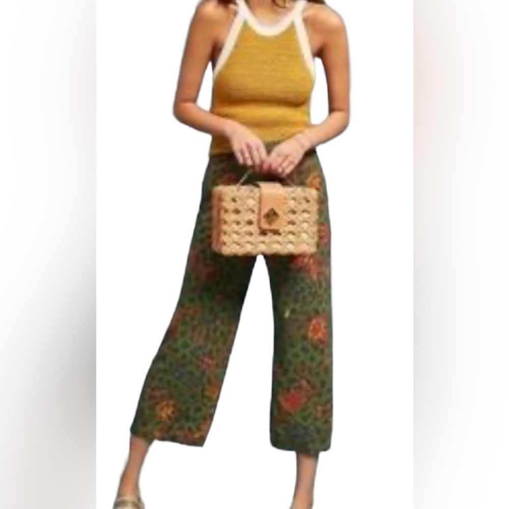Anthropologie TWA "Schuyler" Floral Print Pull On Pant S